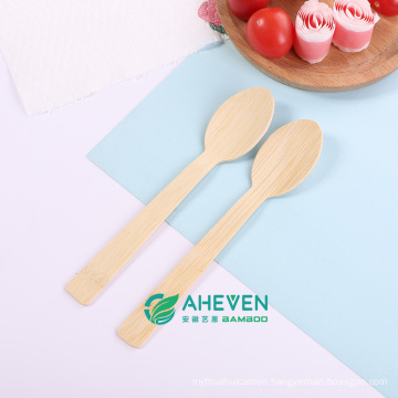 Disposable Bamboo Utensils Durable Natural Bamboo Spoons Dinnerware